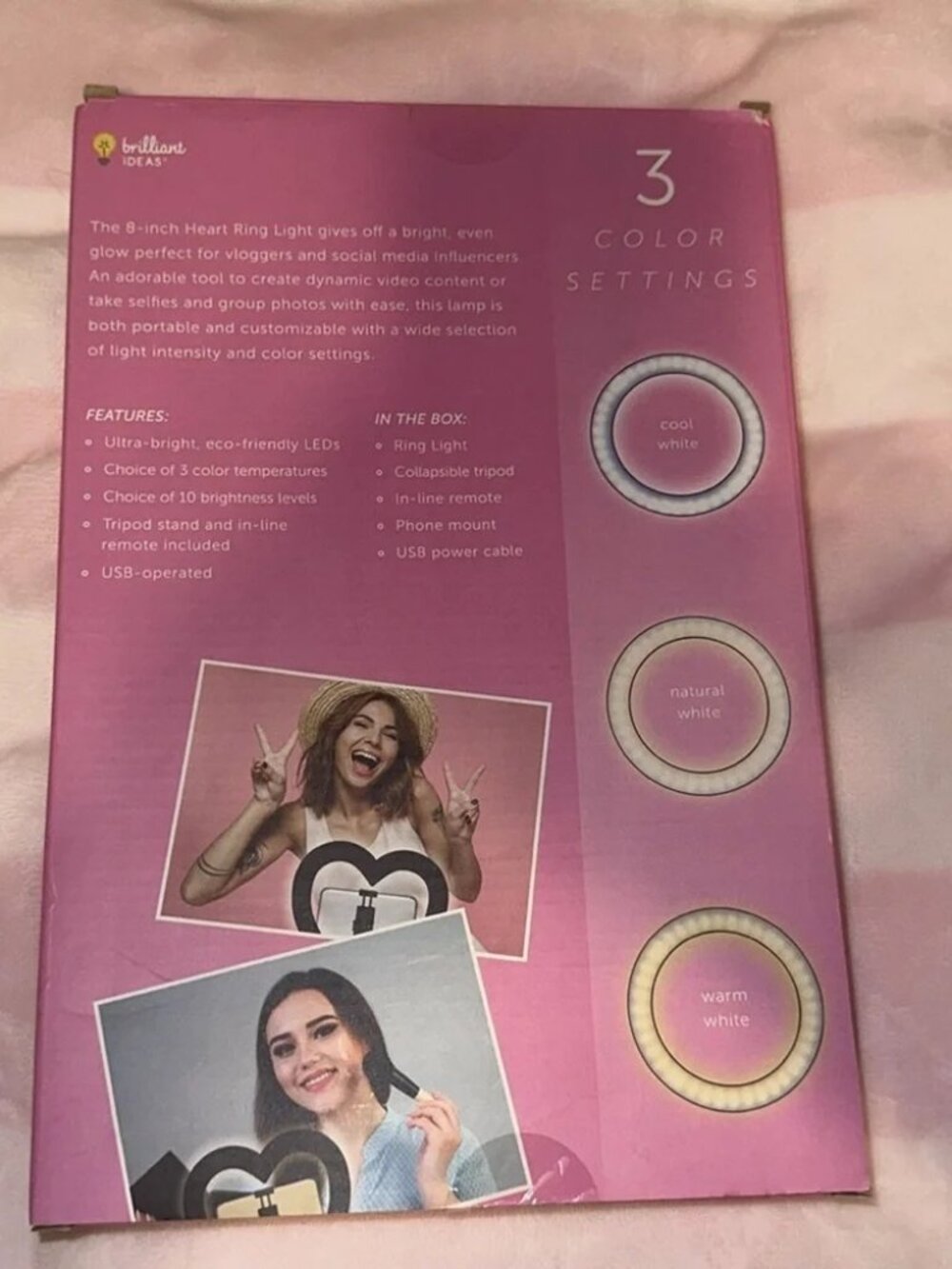 NWT Heart Ring Light‎ - Picture 2 of 3